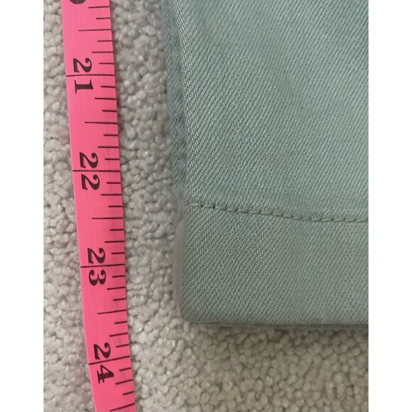 Abercrombie Kids High-Rise Girls11/12 Short Wide Leg Pants Light Green Adj Waist - Picture 8 of 9